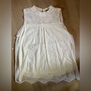 White Lace Women’s Boutique Tank